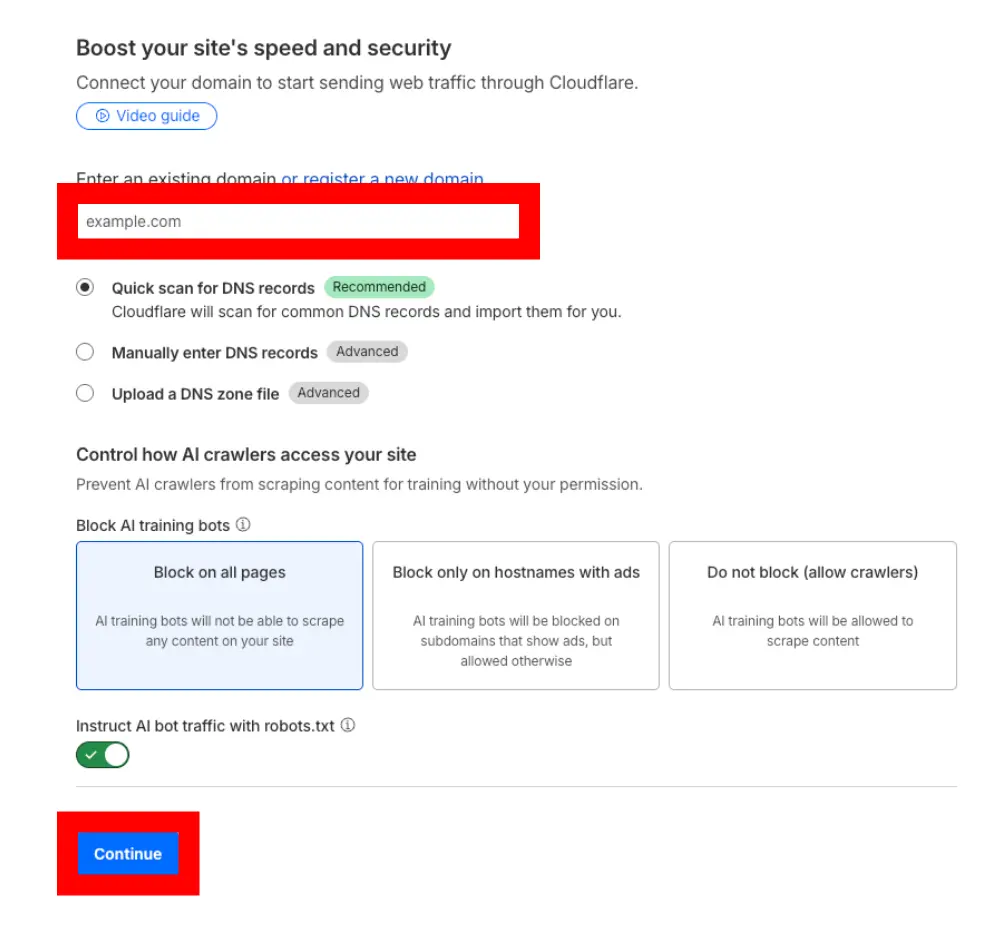 Cloudflareセキュリティ設定